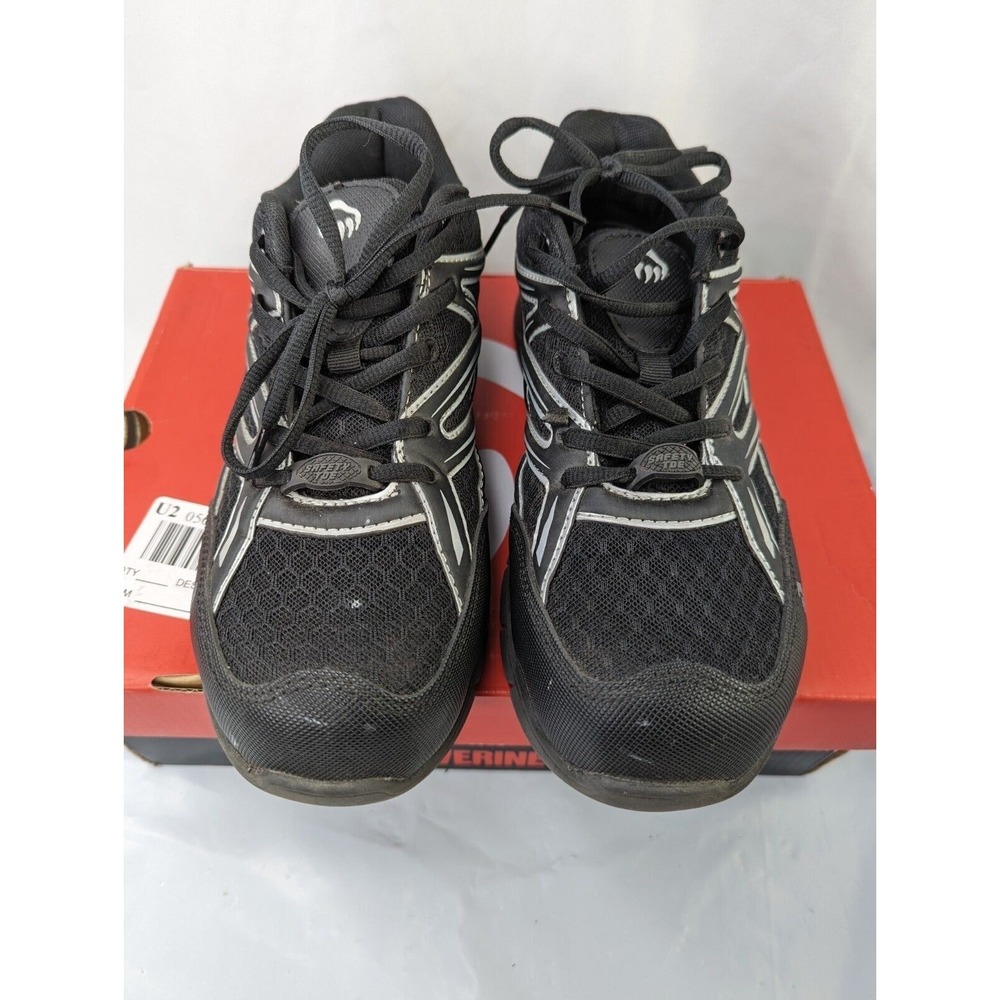Wolverine Jetstream Safety Toe Shoes Black Womens Sz 8.5 W10677